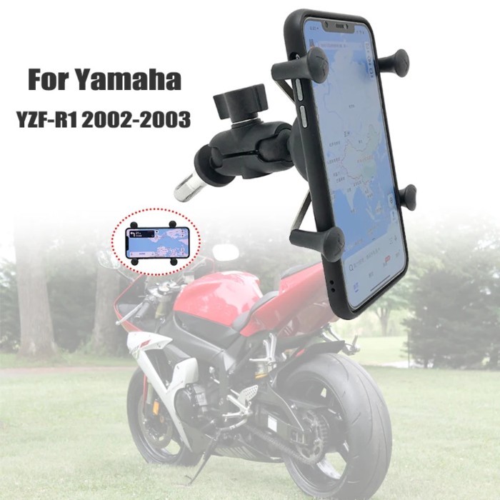 For Yamaha YZF-R1 R1 YZFR1 YZF R1 2002-2003 GPS Navigation Frame Mobile Phone Mount Bracket Motorcy