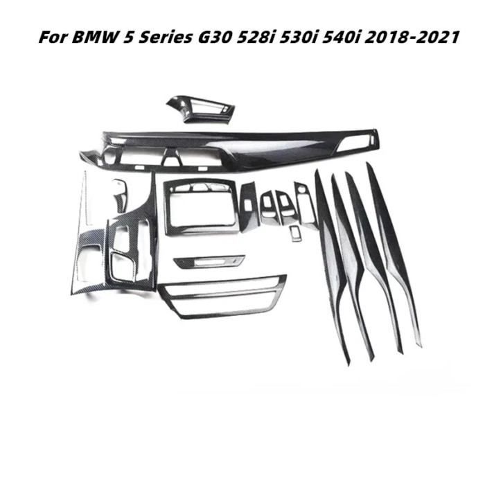 For BMW 5 Series G30 528i 530i 540i 2018 2019 2020 2021 Interior Trim Accessories Carbon Fiber Air
