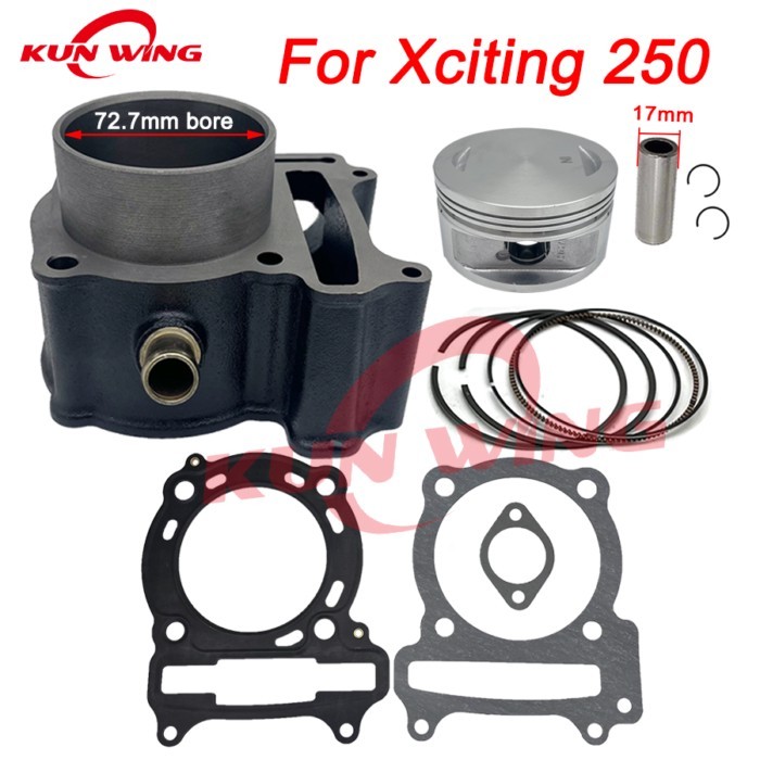 72.7mm Bore Cylinder Piston Kit for Kymco Xciting 250 Mxu250 Dink 250 People S 250cc 12100-KHE7-900