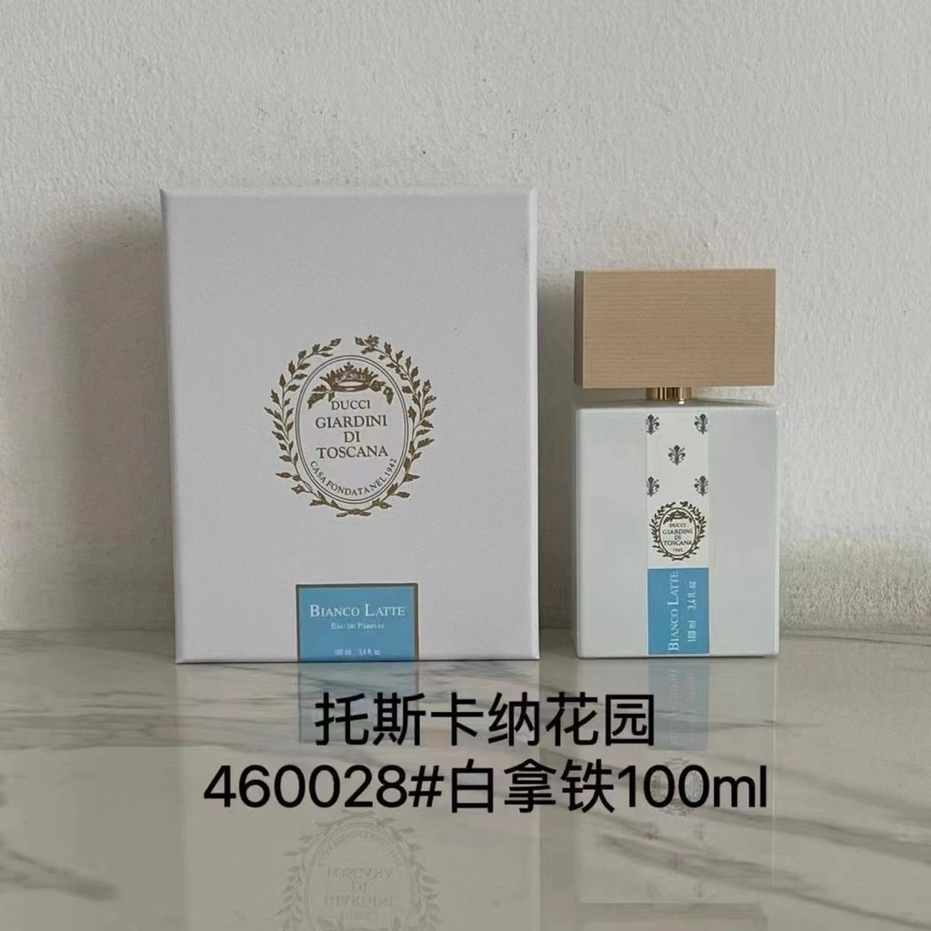สไตล์ร้อน 65 Giardini Di Toscana Garden White Latte น้ําหอม Unisex 100ml Giardini Di Toscana Bianco 