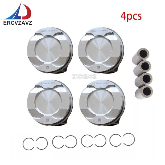 2.0T N20 Engine Pistons & Rings Set STD Φ84mm CR 10:1 11257594453, 11257640166 For BMW N20B20A N26B