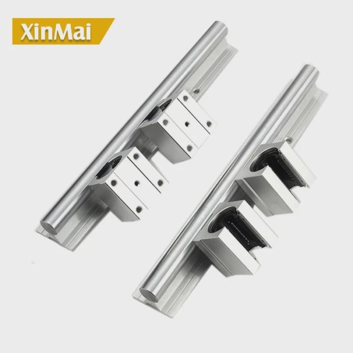 2pcs linear rail SBR12 2000mm + 4 pcs SBR12UU linear bearing blocks for cnc parts 16mm linear guide