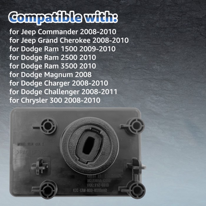 CBTTP577AB For Dodge 2008-2010 Accessories Charger Wireless Receiver Control Switch Unit Ignition S