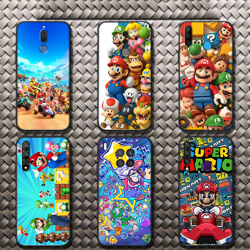 สําหรับ Huawei Nova 8i Y61 10 SE Mate 10 20 Lite 50 Pro Mario Kart Anti fall เคสโทรศัพท์