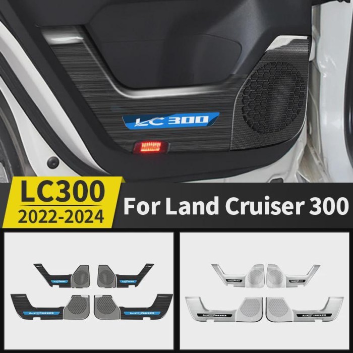 LC300 FJ300 Interior Accessories For 2021-2025 Toyota Land Cruiser Stainless Steel Car Door Protect