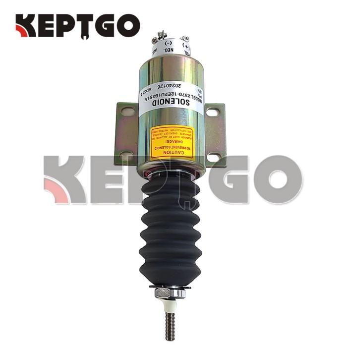 12V Diesel Shut Down Solenoid 2370-12E2U1B2S1A 237012E2U1B2S1A For Woodward