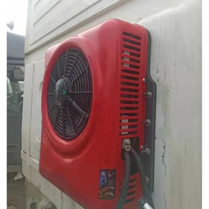 Split Type Truck Parking Air Conditioner 12 24 Volt for Truck Tractor Cabs RV
