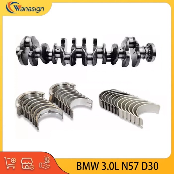AUTO ENGINE CRANKSHAFT ENGINE BEARINGS Set For BMW 1 3 5 6 7 X3 X4 X5 X6 Z4 3.0L L6 N57 D30 B DIESE