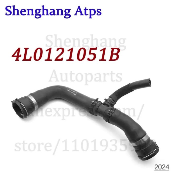 Engine Downpipe Right Lower Radiator Coolant Hose 7L8121051H 4L0121051B 4L0 121 051 B For Audi Q7 3