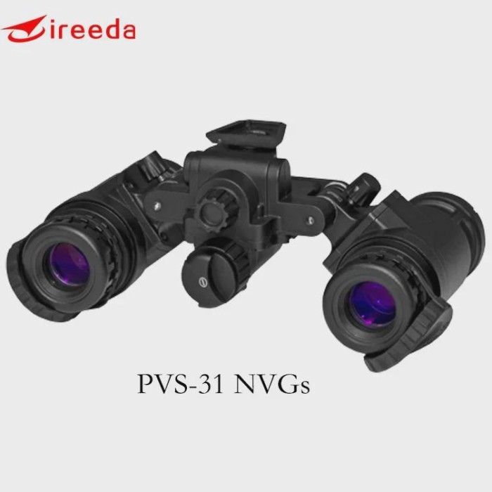 DA-PVS31 FOM1400-1600 Night Vision Binocular Uses  Green Fluorescent Gen2+ Gen3 Pvs31 Night Vision