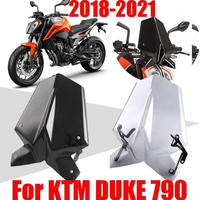 For KTM 790 DUKE 790 DUKE790 790DUKE 2018 - 2021 Motorcycle Accessories Windshield Windscreen Visor