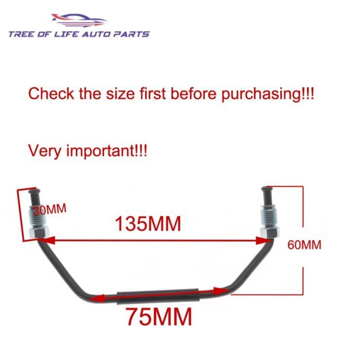 1/2PCS Car Brake Cylinder Oil Pipe Modified Brake Caliper Line For Brembo GT6 Modified Oil Return P