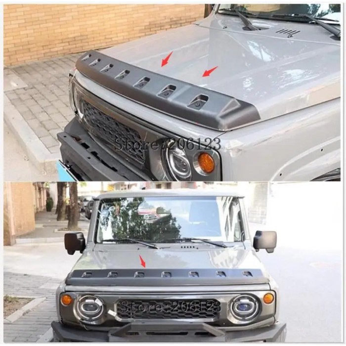 2019 2020 2021 23 For Suzuki Jimny  Exterior Accessories For Jimny Car Front Hood Protector Bug San