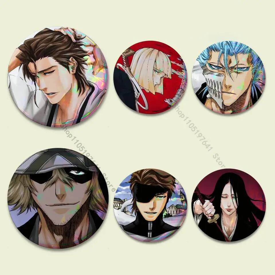 เข็มกลัดลายอนิเมะ Bleach เข็มกลัดสะสม พร้อมหนีบ สำหรับประดับกระเป๋าและของขวัญ
