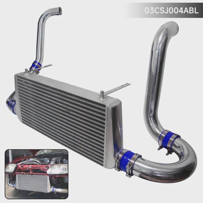 Performance Front Intercooler Kit For Toyota Supra Twin Turbo 3.0L 2JZ-GTE JZA80 93-98