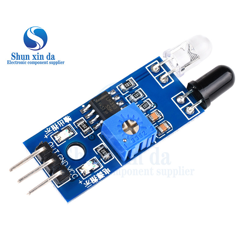 สมาร์ทอิเล็กทรอนิกส์ใหม่สําหรับ Arduino Diy สมาร์ทรถหุ่นยนต์สะท้อนแสง Photoelectric 3pin IR อินฟราเรดหลีกเลี่ยงอุปสรรคโมดูลเซ็นเซอร์
