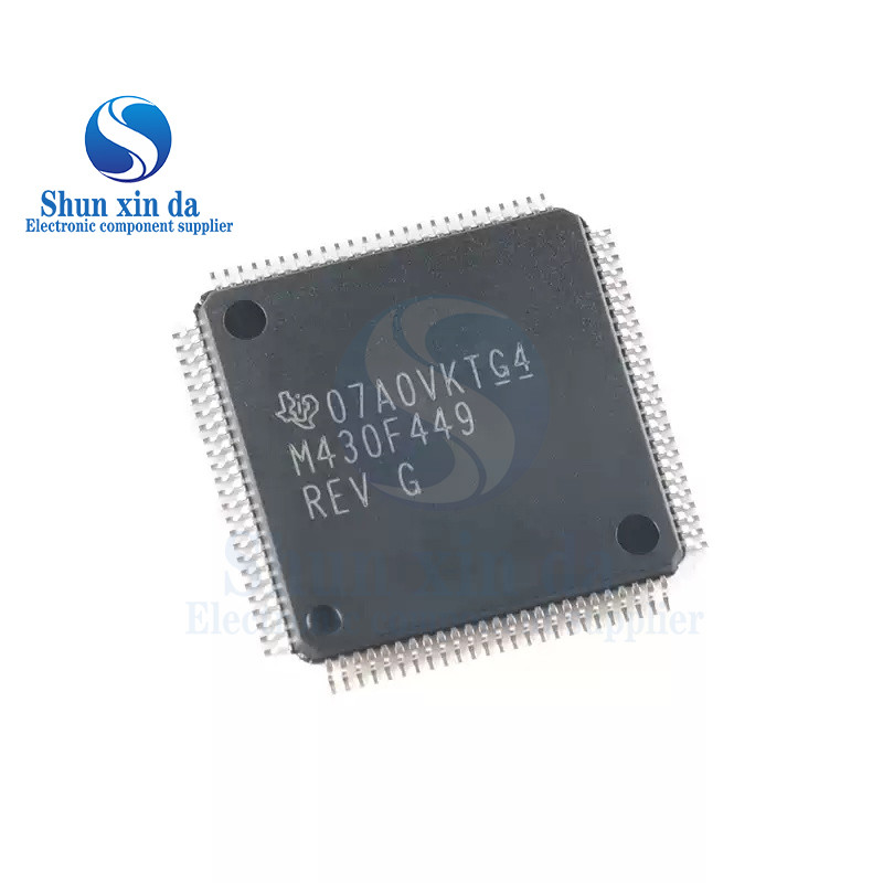 MSP430F449IPZR MSP430F449 M430F449 LQFP-100 ไมโครคอนโทรลเลอร์ 16 บิต - MCU 16B Ultra-Lo-Pwr MCU SMD 