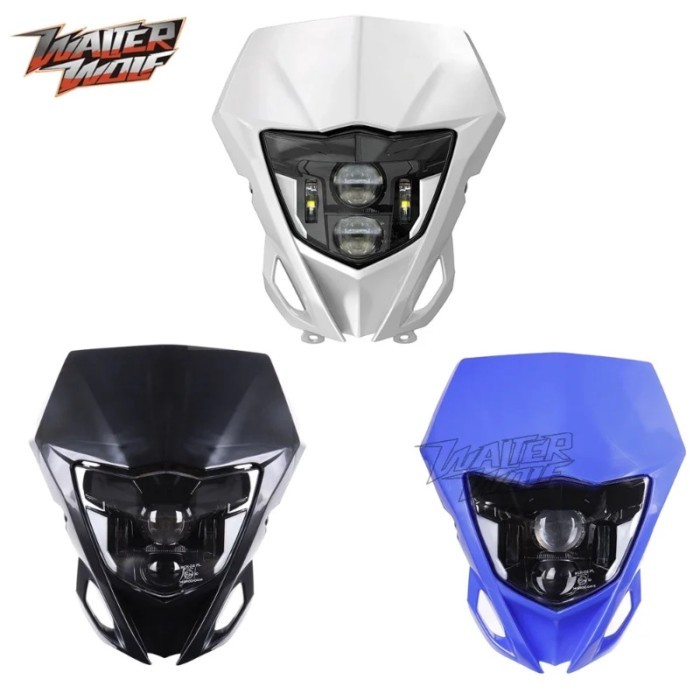 Headlight LED Assembly with Fairing For YAMAHA WR450F WR250F WR 450F 250F 2012 2014 2017 2024 Motor