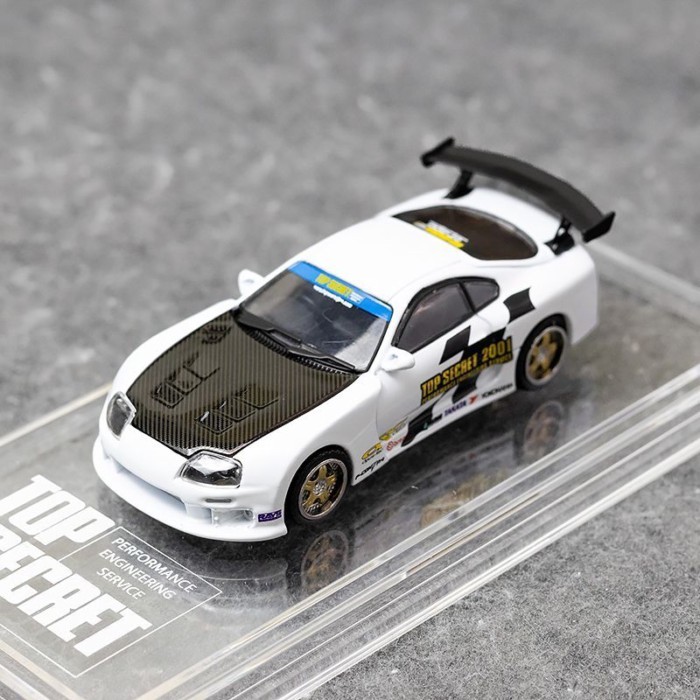 BMC 1: 64 Toyota Toyota Supra X Top Secret (JZA80) North Exhibition Edition Car Model Collection