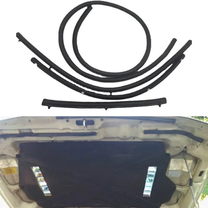 Car Front Hood Weatherstrip Sealing Strip For Mitsubishi Montero Pajero Shogun 3 V63 V66 V67 V68 V7