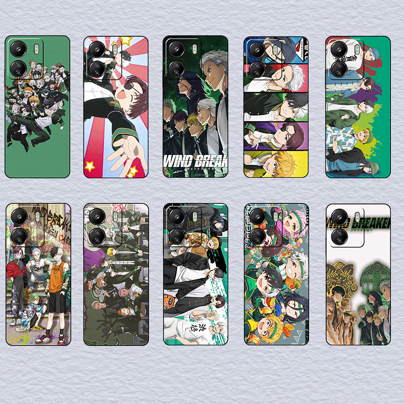 สําหรับ Xiaomi Poco X3 GT X3 NFC X5 Pro C31 C40 C55 C65 ลม breaker เคสโทรศัพท์ฝาครอบป้องกัน