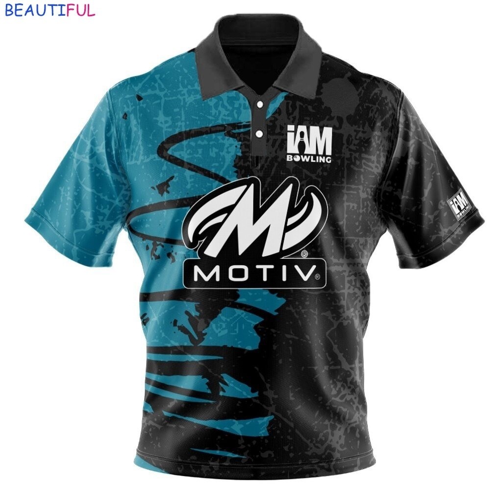 ใหม่ 2026 Motiv Ds Bowling Jersey - Design 2146-mt 3d เสื้อโปโลเสื้อยืดแฟชั่น

