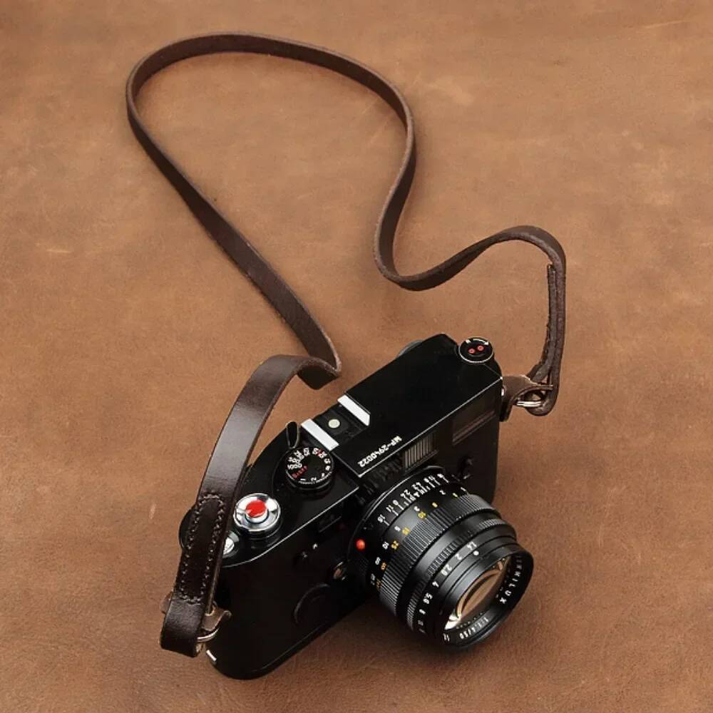 Handmade ของแท้หนังสายคล้องกล้องไหล่สลิงเข็มขัดสําหรับ Sony A7C A9 II A7R4 Nikon Leica Q2 M10 Fujifi