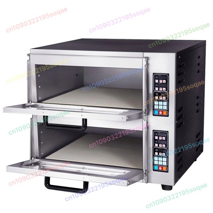 Computer Pizza Oven Commercial Double Rounds Slate Electric Oven Moon Cake Electric Oven