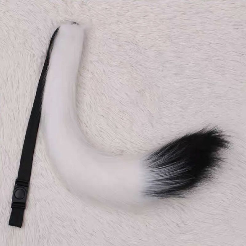 Fox TAIL คอสเพลย์ Fox TAIL Fox TAIL หมาป่าแฟนและแฟนตุ๊กตาจำลองสัตว์หาง cos สายคล้องอุปกรณ์เสริม