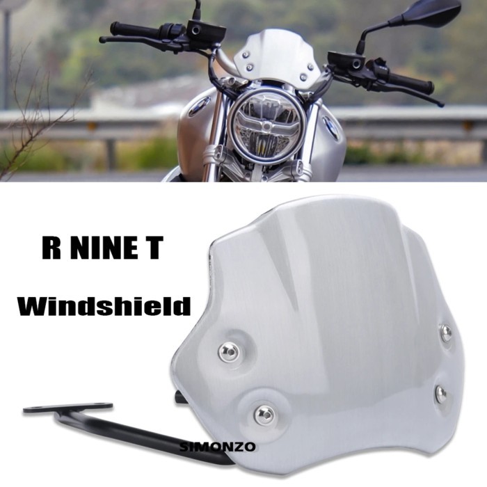 Front Windshield For RNINET R9T Windscreen Air Wind Screen Rninet Deflector For BMW RNINET Scramble