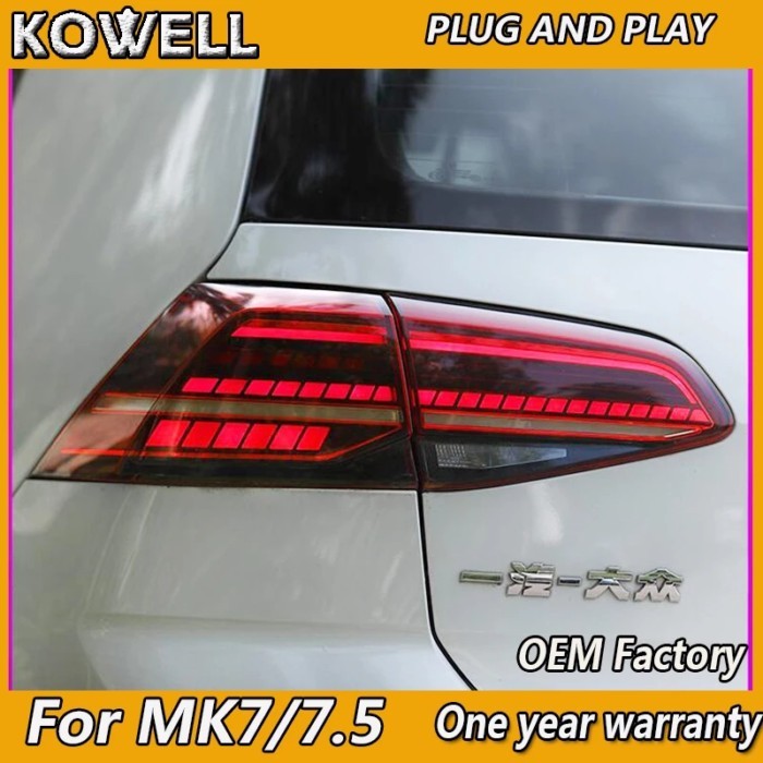 Car Styling for VW Golf 7 Tail Lights 2013-2019 Volkswagen Golf 7 Taillight MK7 Golf7.5 MK7.5 Rear