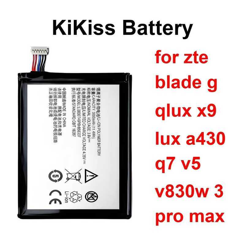 For Zte Blade G Q X9  A430 Q7 V5 V830w 3 Pro Max Battery Li3818t43p3h695144 Li3822t43p3h675053 Li383