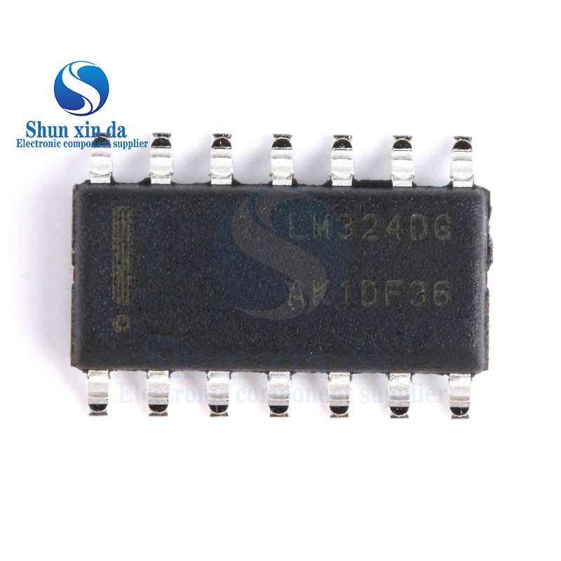 50PCS LM324DR2G SOP-14 LM324DG LM324DR LM324 SMD Single Supply Quad Operational Amplifiers IC