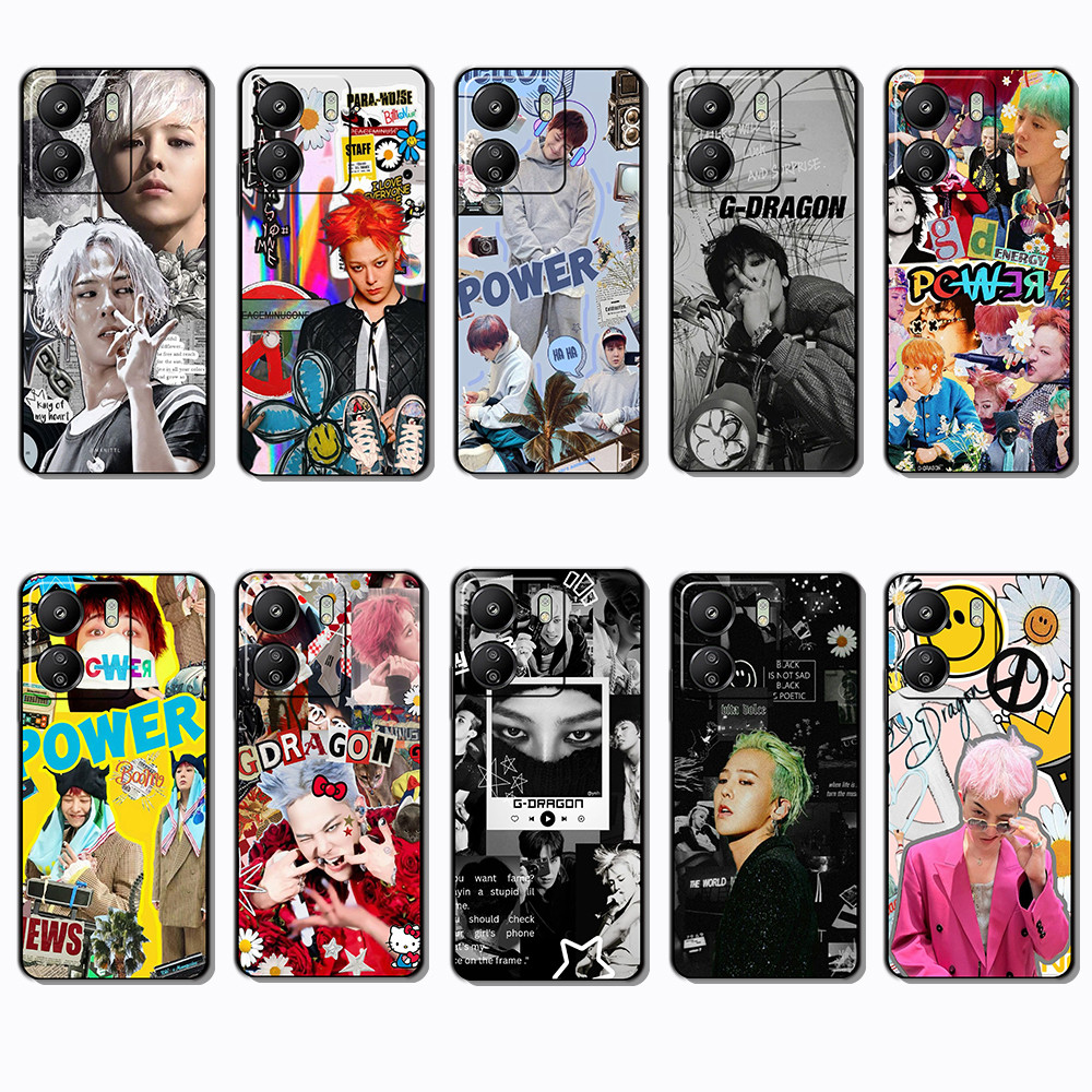 สําหรับ Xiaomi Redmi 9C NFC 9T 10 10A 10C 12C 13C 13 g dragon Black Edge Full Coverage TPU เคสโทรศัพ