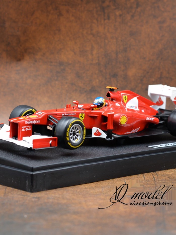 พร้อมสต็อก Hot Wheels Ferrari F1 F2012 Alonso Alonso 1/18 โมเดลรถ