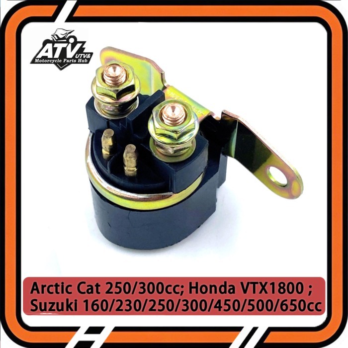 Starter Relay Solenoid For Honda VTX1800 Arctic Cat 250 300cc Suzuki 35850ZJ1-811 31800-49100 31800