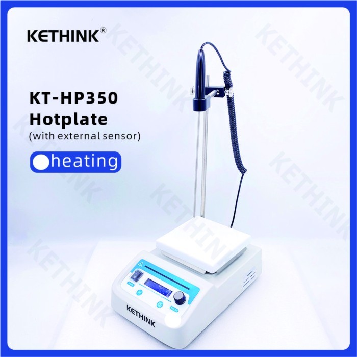 Lab Heating Device KETHINK KT-HP350 Digital Mini Hot Plate for Lab Max. Heating Volume(H2O) 3L