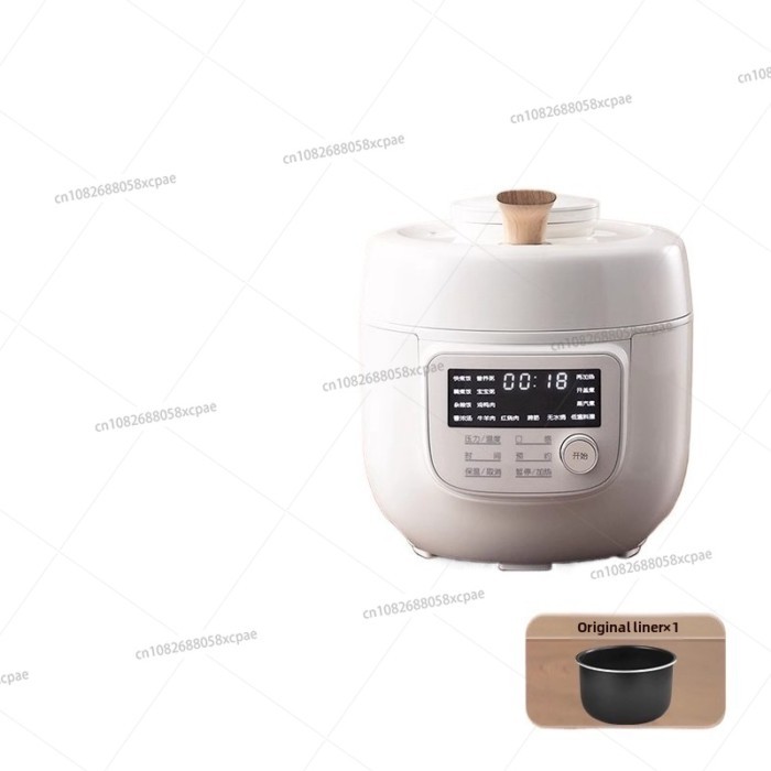 Electric pressure cooker noise reduction household automatic 4L rice cooker multi-function 3-5 peop