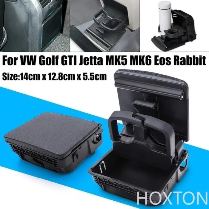 New Central Console Armrest Rear Cup Drink Holder For VW Jetta MK5 5 Golf MK6 6 MKVI 1K0862532C 1K0