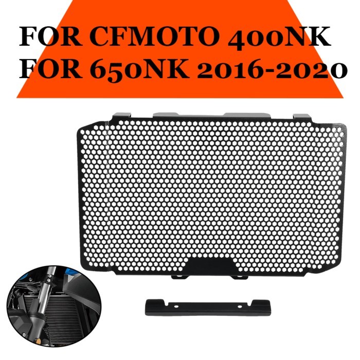 For CFMOTO 650NK 400NK NK650 NK400 400 NK 650 2016 - 2020 Motorcycle Radiator Guard Grille Cover Pr