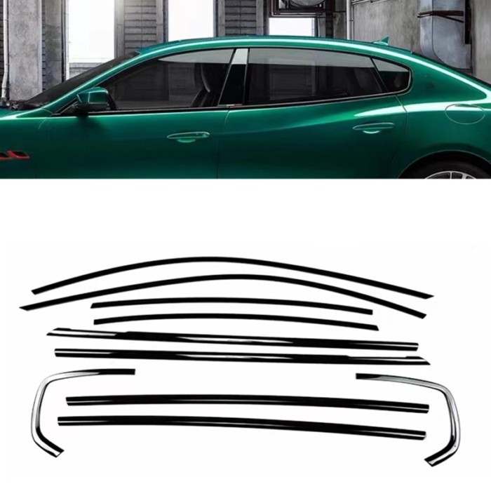Car Weatherstrip Window Moulding Trim Seal Belt Outer Door Weather Strip Sealing Strip For Maserati