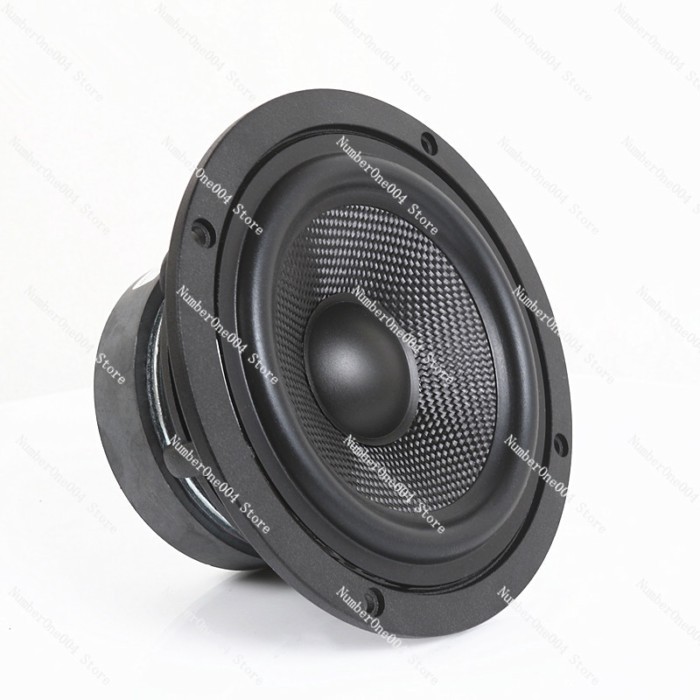 Suitable for 4-inch 5-inch 6.5-inch Subwoofer Cast Aluminum Basin Holder Fever HIFI Speaker Black F