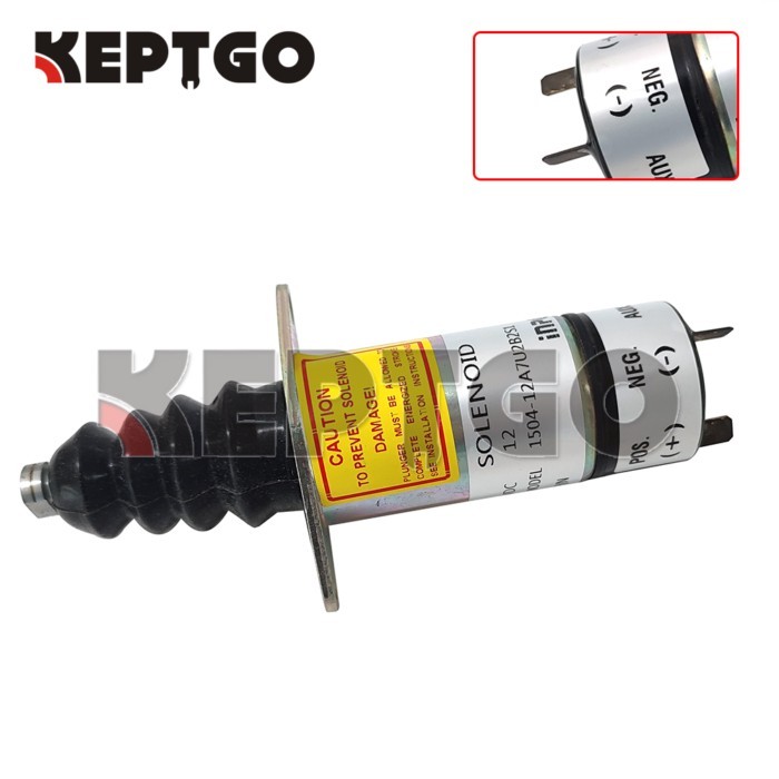 12V 1504-12A7U2B2S1 Fuel Stop Shutdown Solenoid