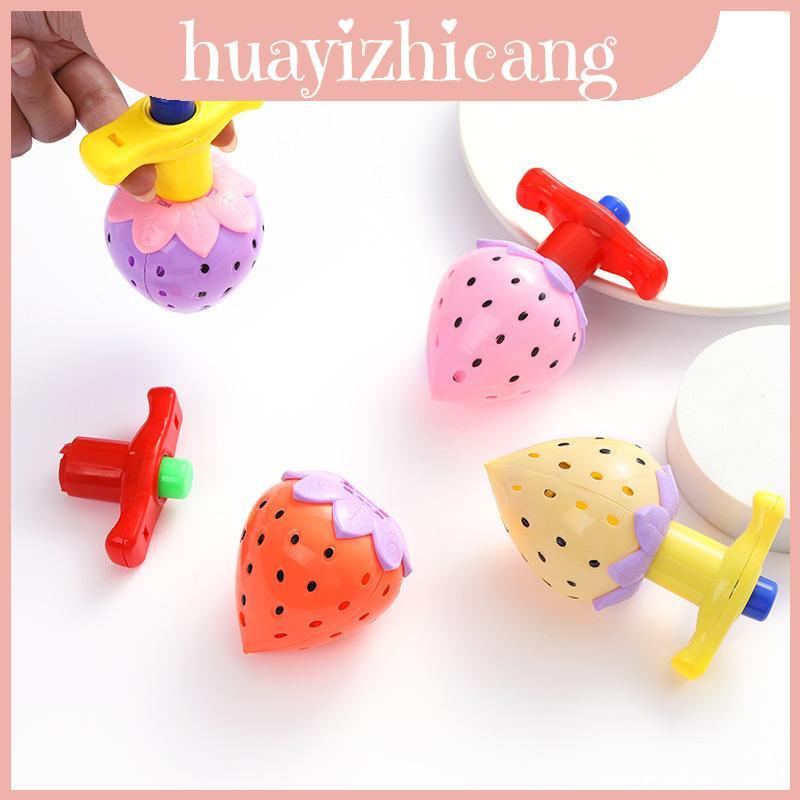 Strawberry Gyroscope Luminous Set สําหรับเด็กวัสดุพลาสติกเหมาะสําหรับห้องเรียน Market และ Night