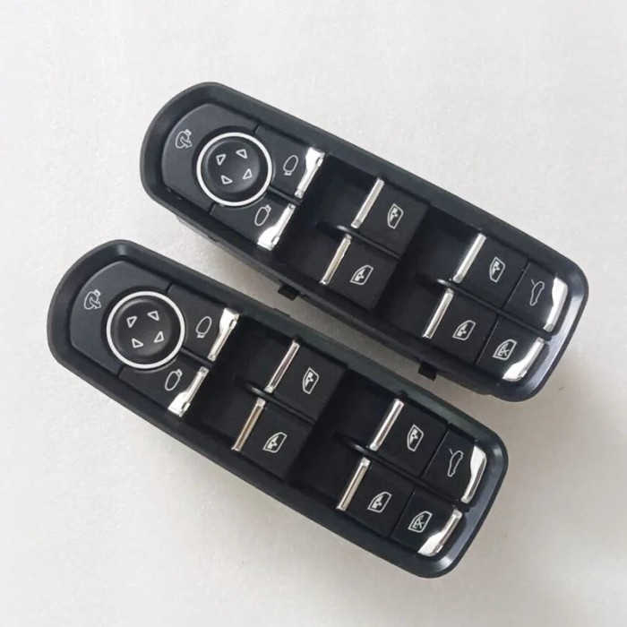 2 PCs 7PP959858RDML 7PP959858R 7PP 959 858 AF Master Window Switches for Porsche Cayenne 92A Macan