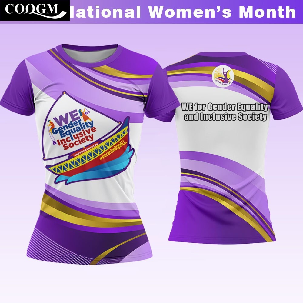 Respect ผู้หญิง2026 ผู้หญิงs เดือนเสื้อระเหิดผู้หญิงs เดือนเสื้อยืดแขนสั้น O-คอ Top Vibrant FSS ระเห