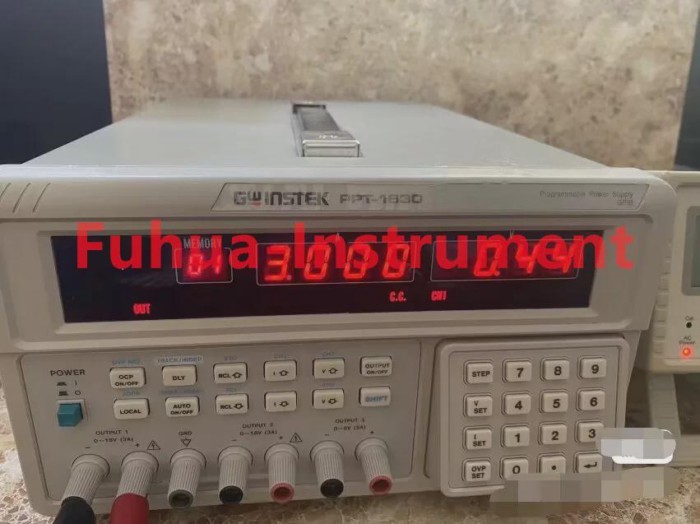 GW Instek PPT-1830 PROGRAMMABL Power Supply GPIB 0-18V/3A ,0-6V/0-5A/