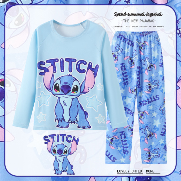 2026 New Year Collection Affordable Kids Sleepwear Soft Teen's Long Sleeve Home wear Boy's or Girl's Round-Neck Corgi