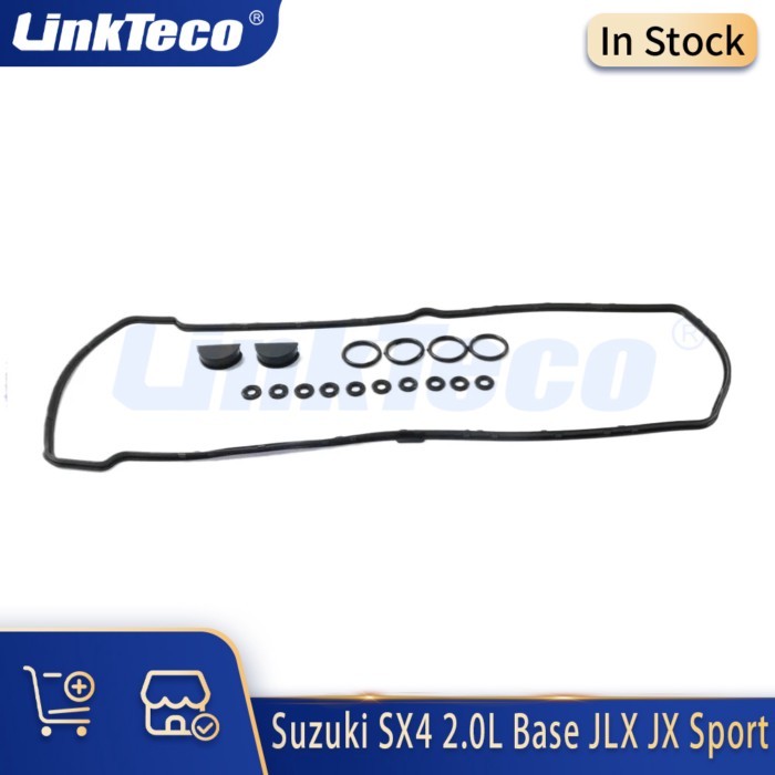 Engine Parts Valve Cover Gasket Set Fit 2.0 L L4 GAS For Suzuki SX4 2.0L Base JLX JX Sport 2007-200