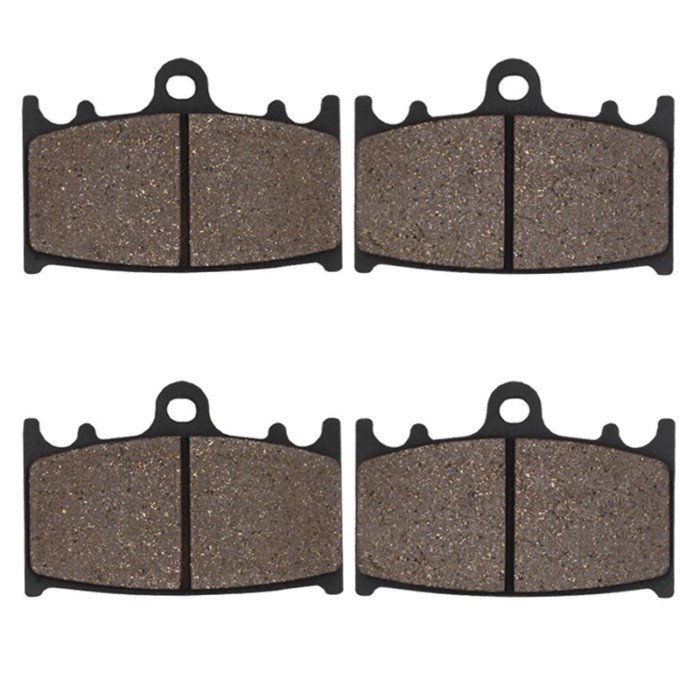 Cyleto Motorcycle Front Brake Pads for KAWASAKI ZX 600 ZX600 ZX6 1990-1993 ZX750 ZX 750 Ninja ZX7 1